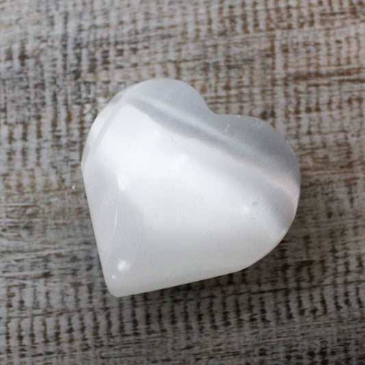 Selenite Heart