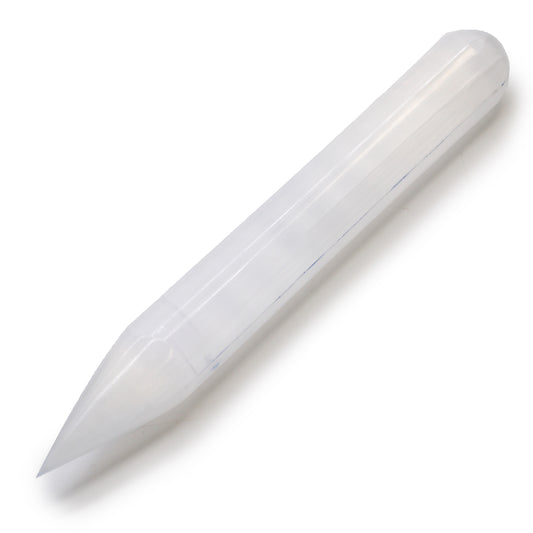 Selenite Wand - Point at one end