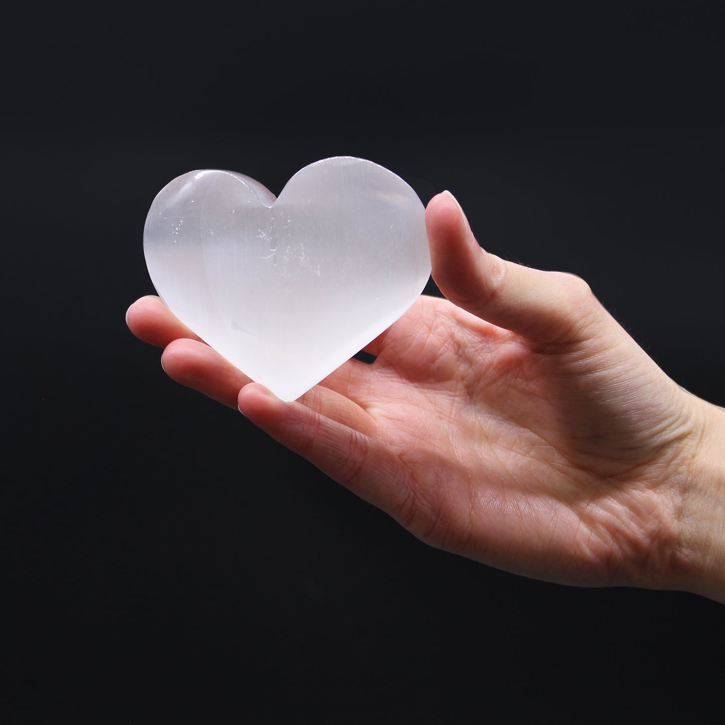 Selenite Heart