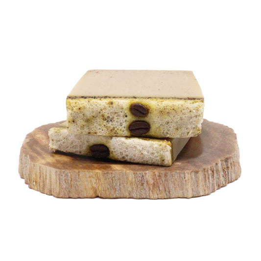 Café Latte Soap Slice