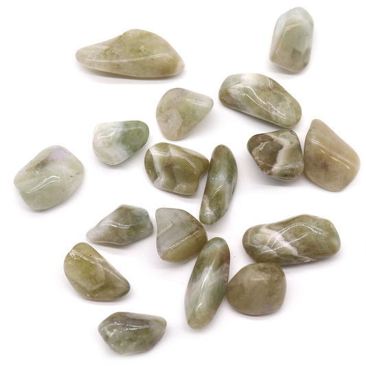 Tumble stone - Prasiolite