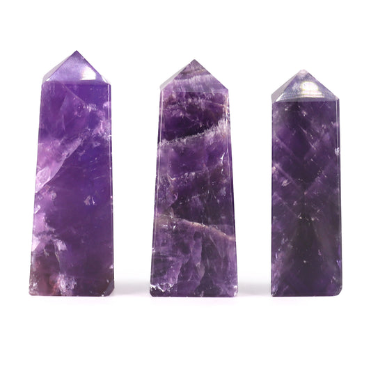 Gemstone Obelisk Point - African Amethyst