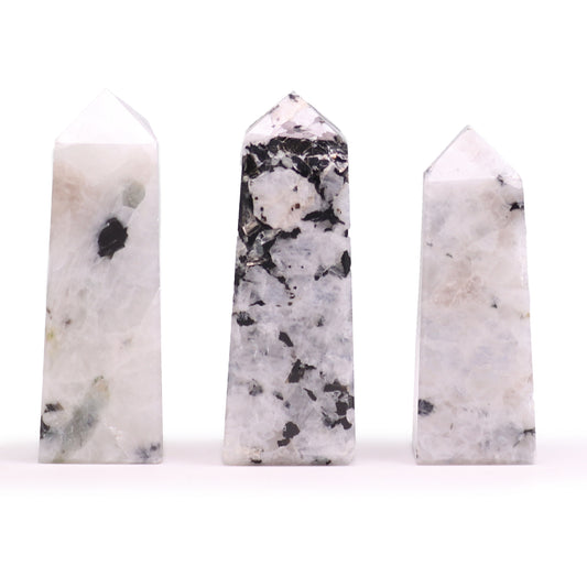 Gemstone Obelisk Point - Moonstone