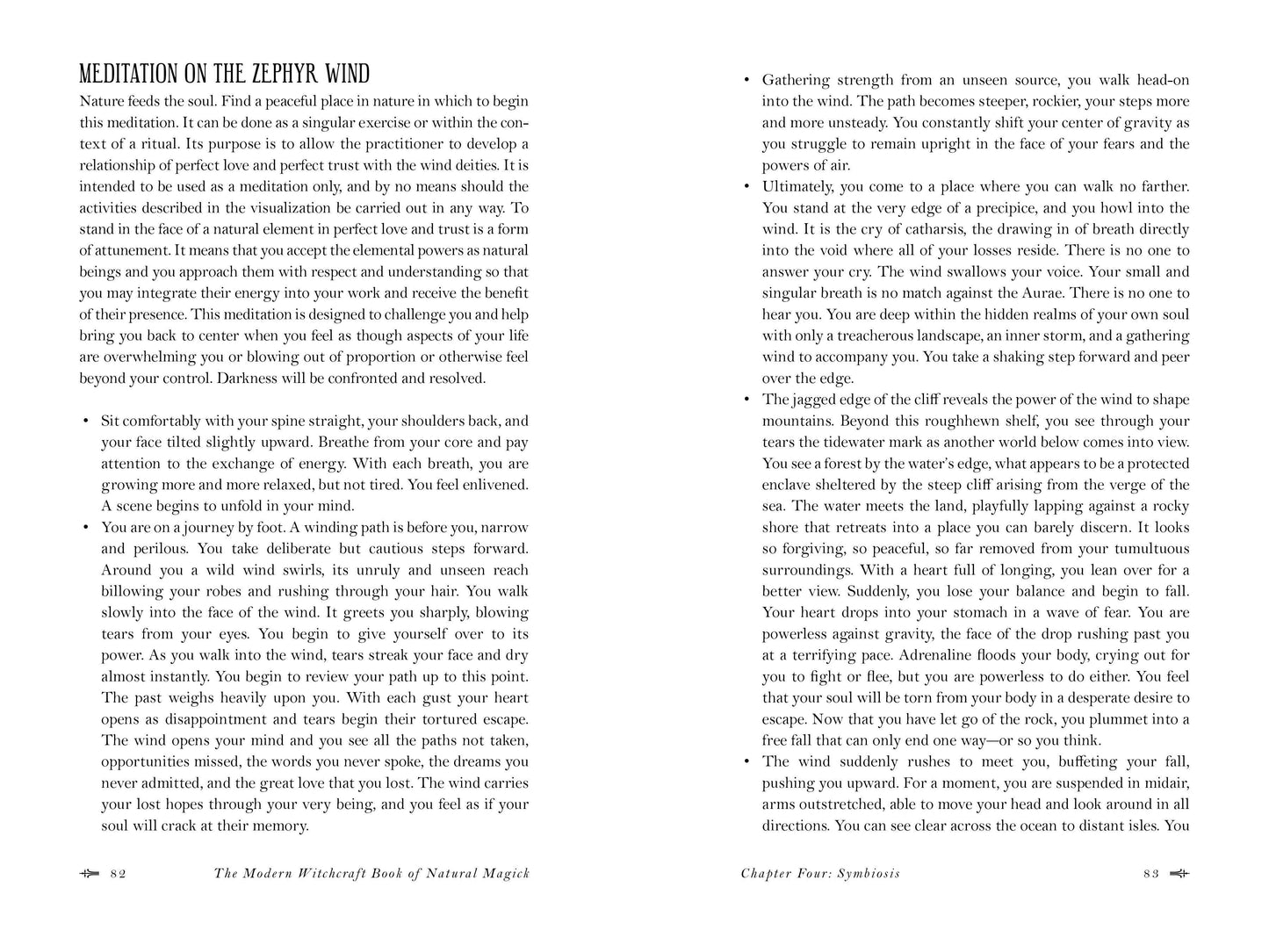 Page from 'The Modern Witchcraft Book of Natural Magic' with text on a white background