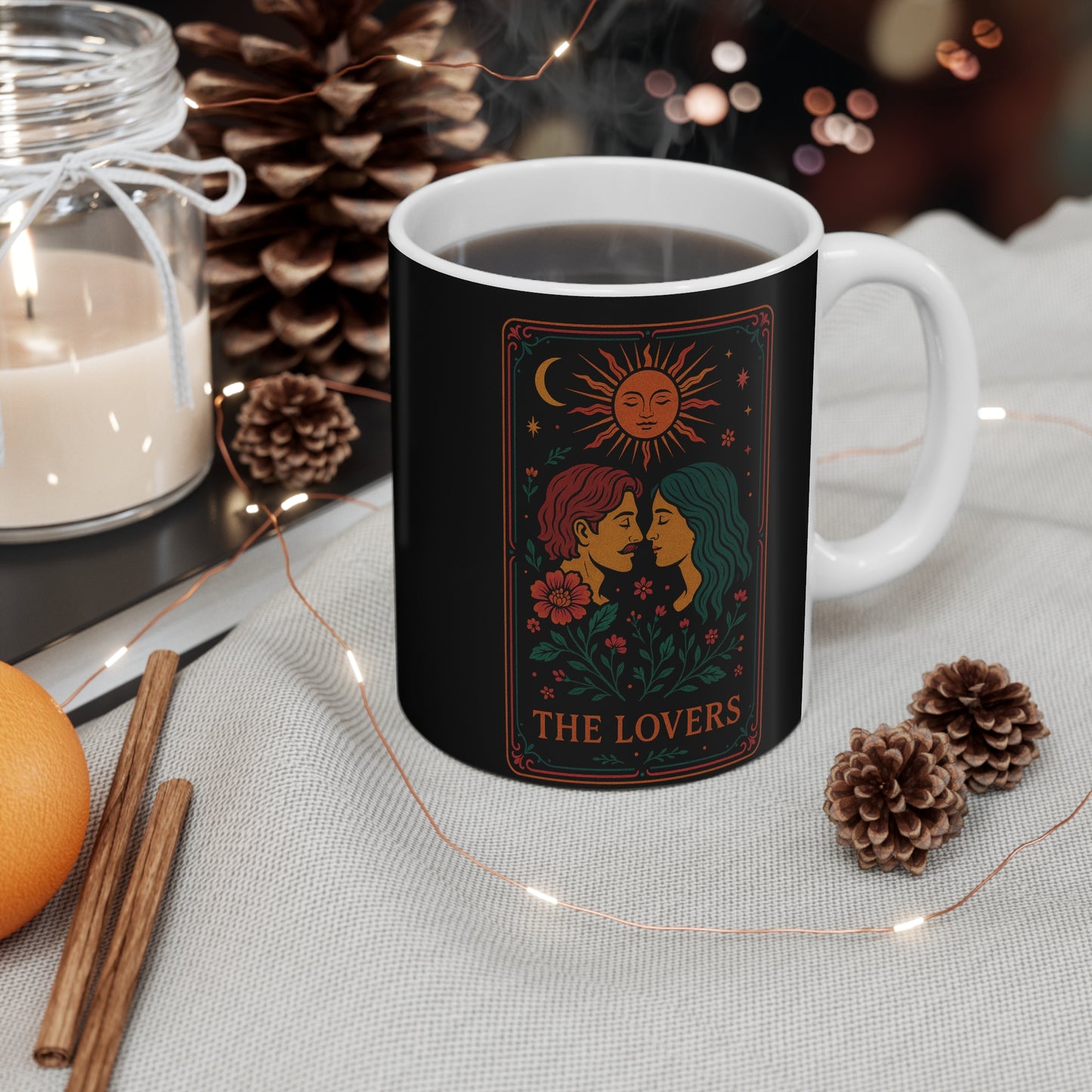 Romantic Lovers 11oz Mug - Perfect Gift for Anniversaries and Valentine's Day