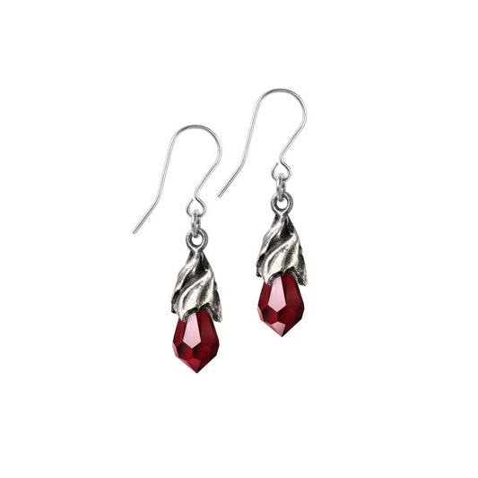 Empyrean Tear droppers: Red (Dropper Earring Pair)