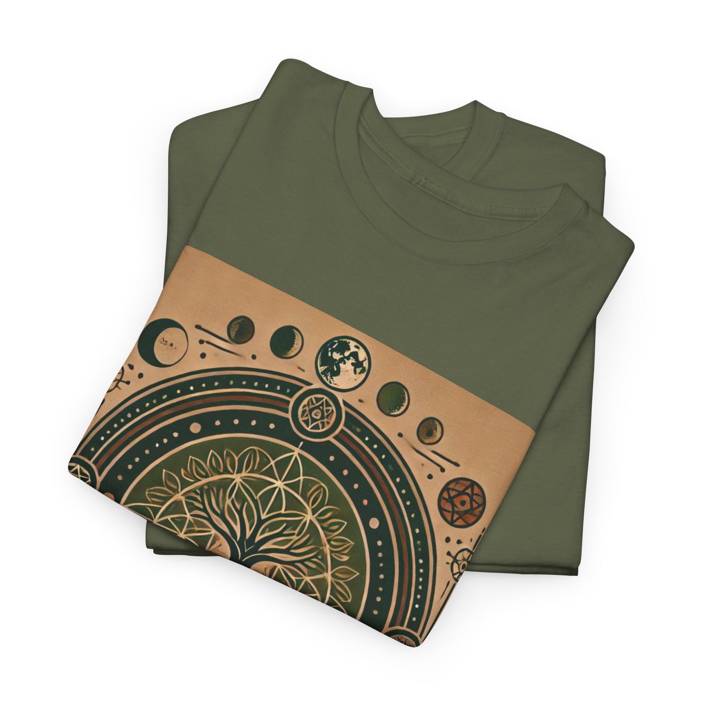 Cosmic Tree Unisex Heavy Cotton Tee - The Traveller Design