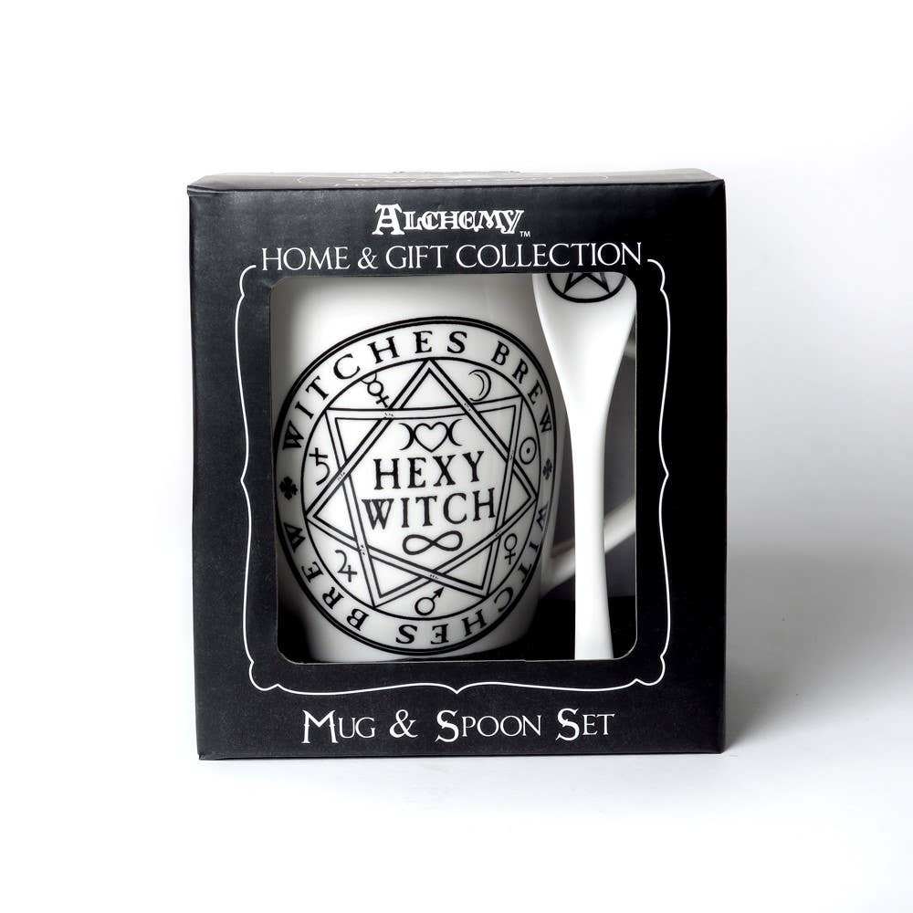 Hexy Witch: Mug and Spoon Set (Mug)