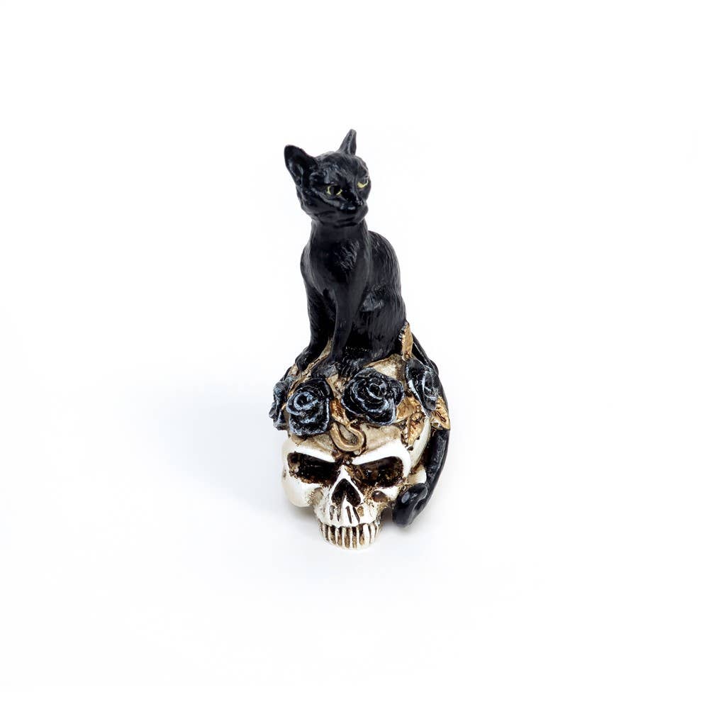 Cat/Skull: Miniature (Small Ornament)