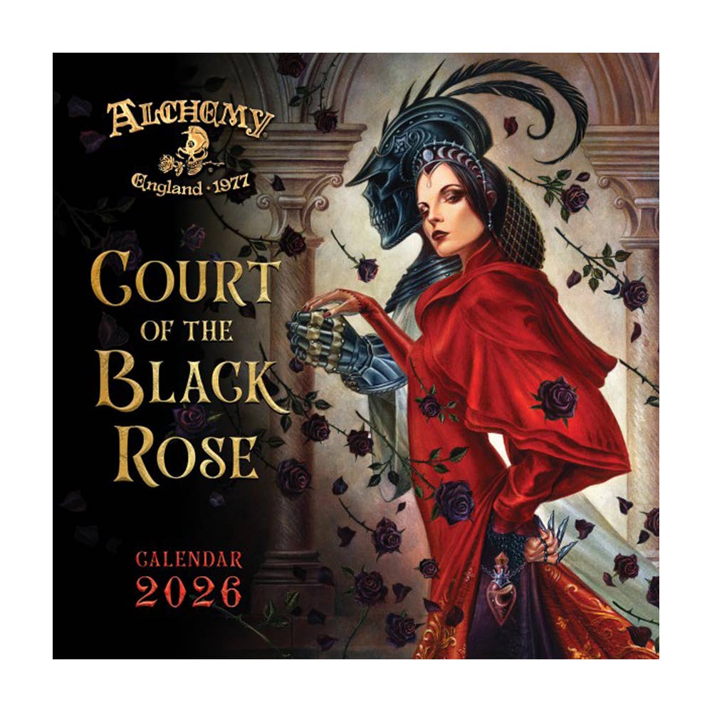 Alchemy Gothic 'Court Of The Black Rose' 2026 Wall Calendar