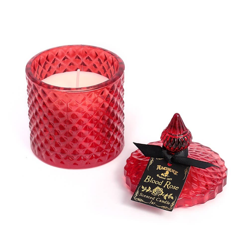 Scented Boudoir Candle Jar - Blood Rose (Large)