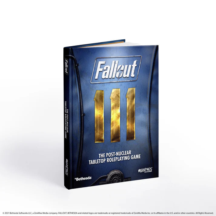 Fallout 3 roleplaying game book on a white background