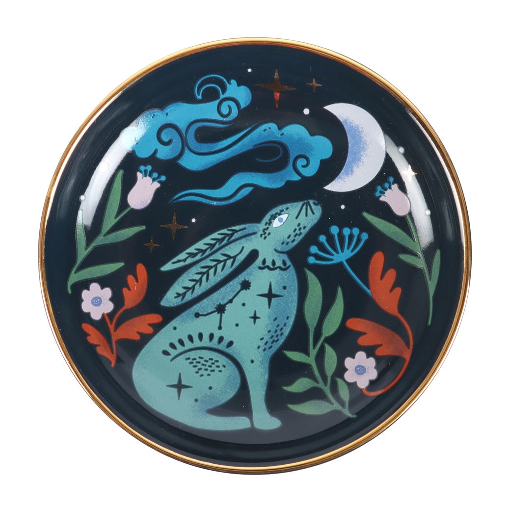 Trinket Dish - Midnight Hare