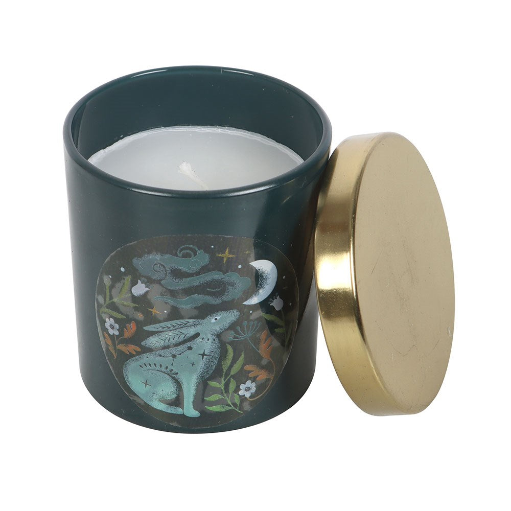 Luna Moth Candle - White Sage