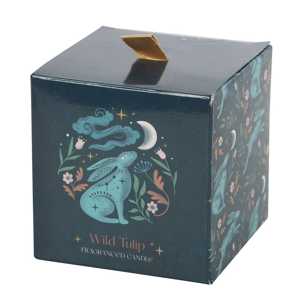 Luna Moth Candle - White Sage