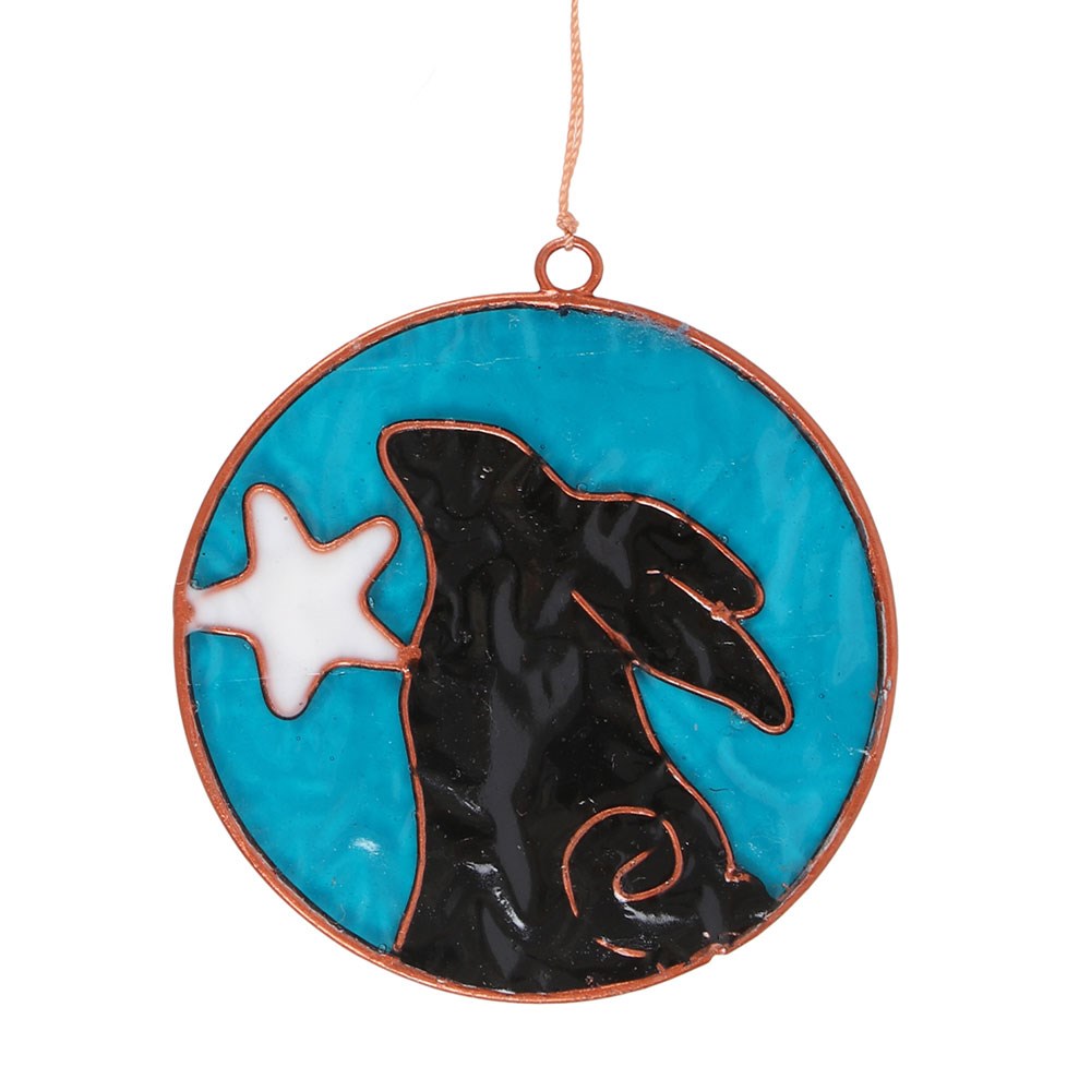 Moon Hare with Moon Suncatcher