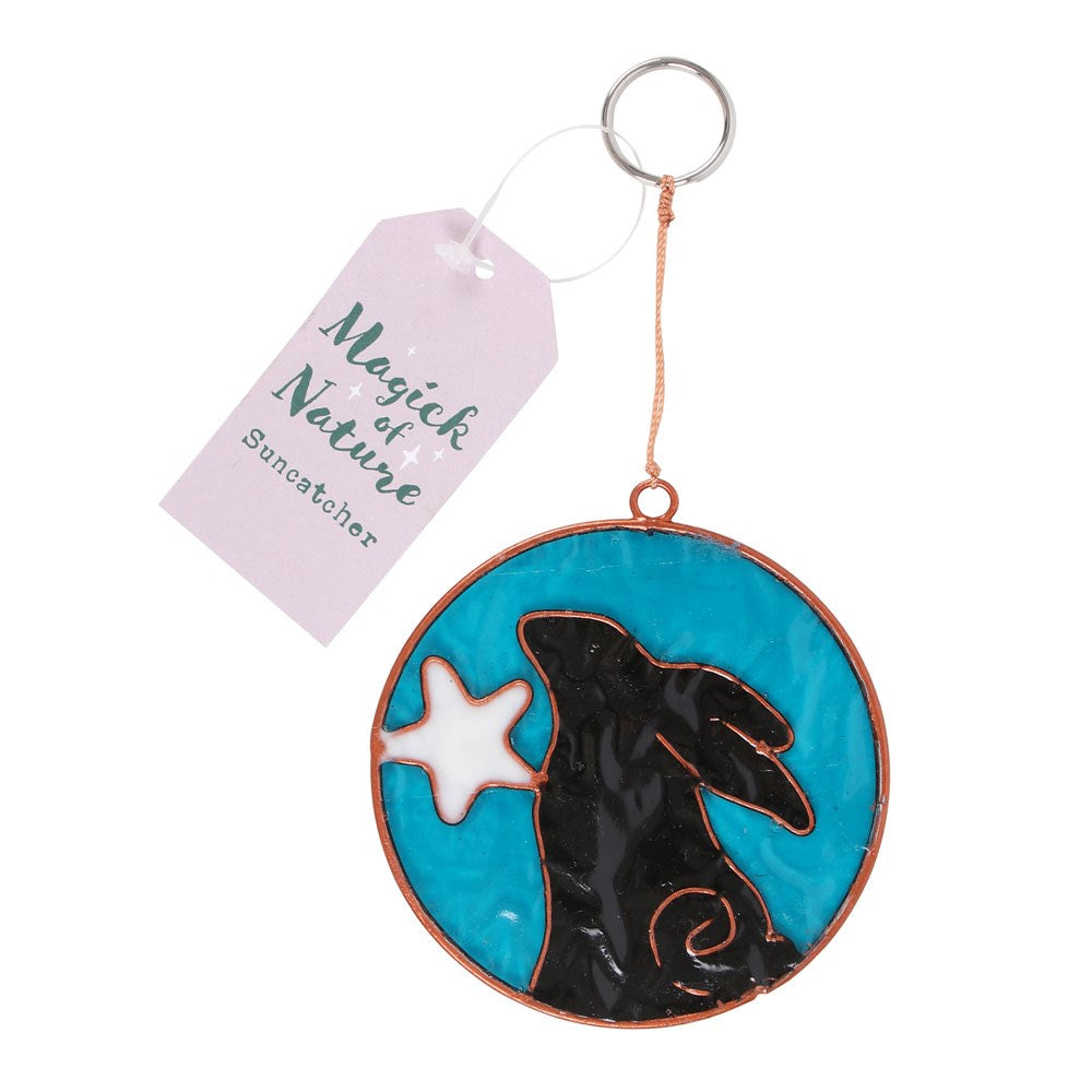 Moon Hare with Moon Suncatcher