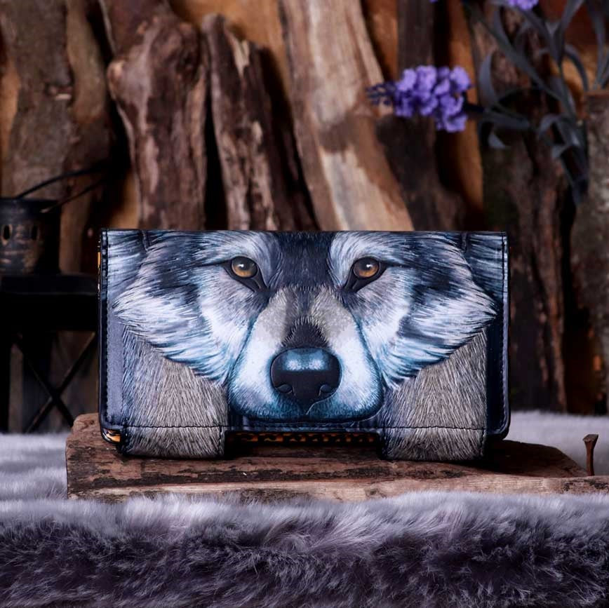 Embossed Purse - Guardian Wolf