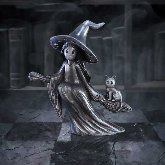 Little Souls - Beam Witch on Broom Figurine