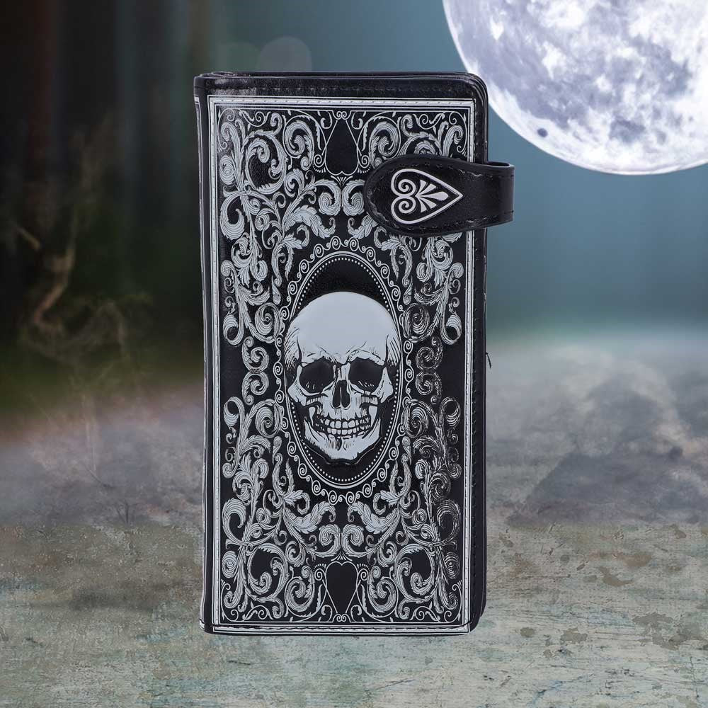 Embossed Purse - Skull Tarot