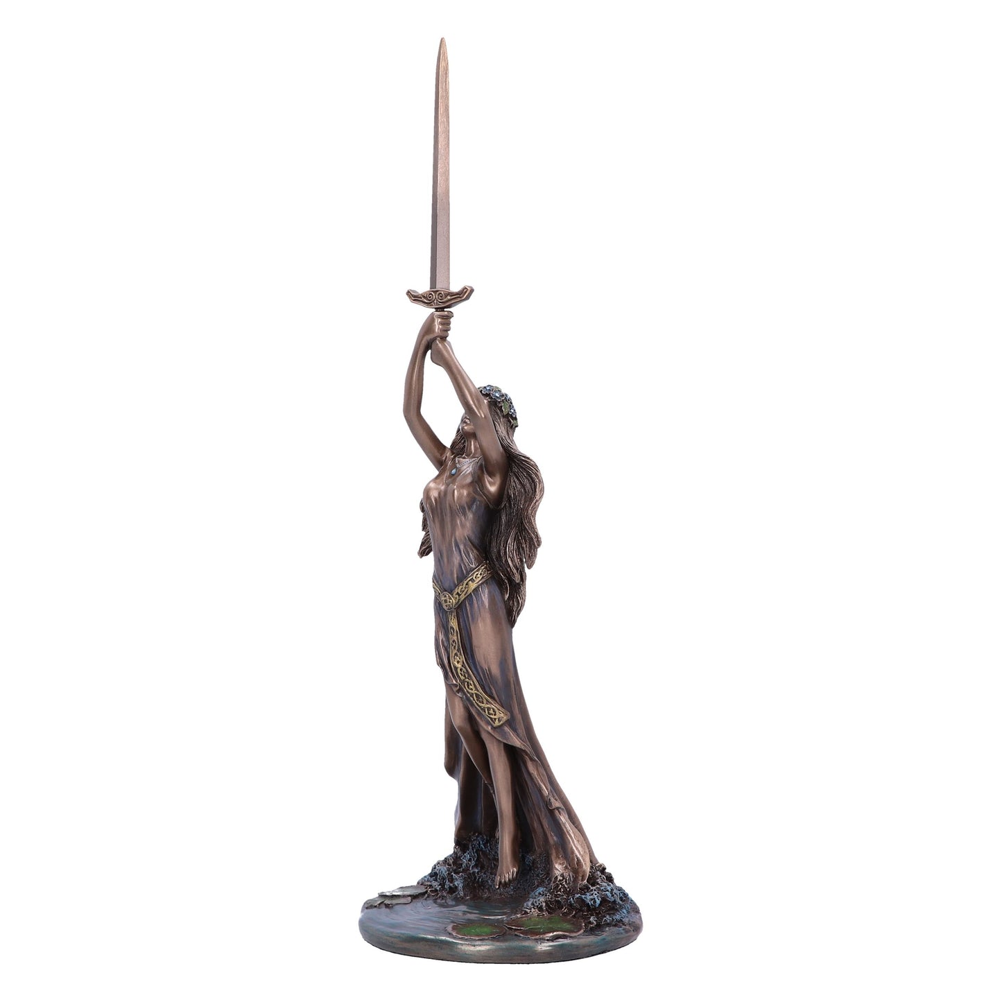 Lady of the Lake and Excalibur figurine