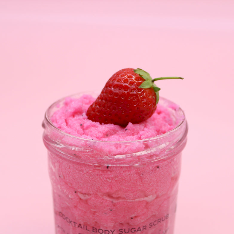 Fragranced Sugar Body Scrub - Strawberry Rum 300g