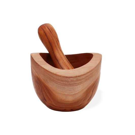 Ergo Teak Pestal & Morter - Large