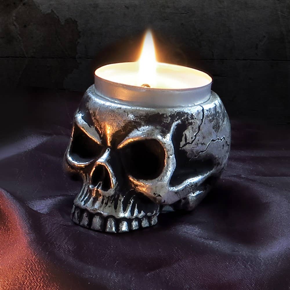 Skull - Tea Light Holder (Candle Holder)
