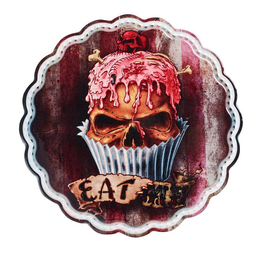 Skull Cupcake (Ceramics Trivet)