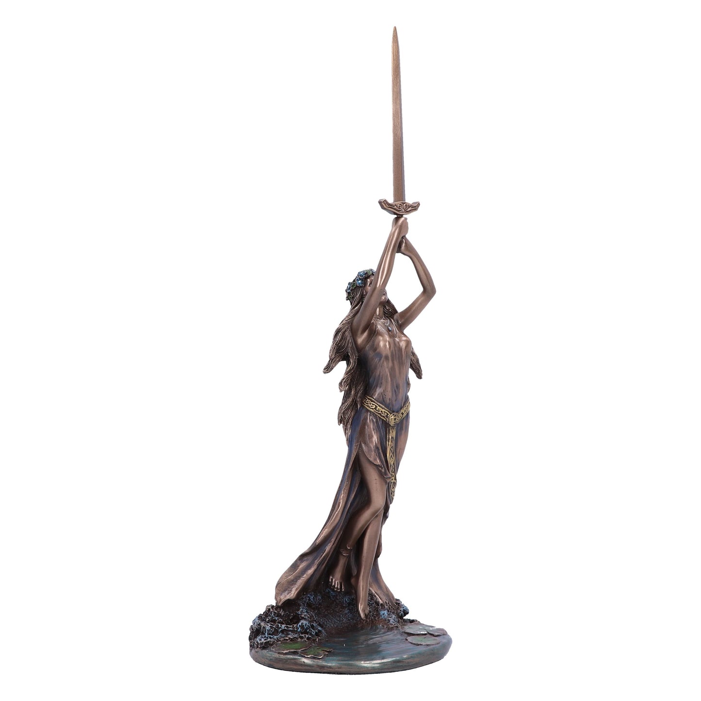 Lady of the Lake and Excalibur figurine