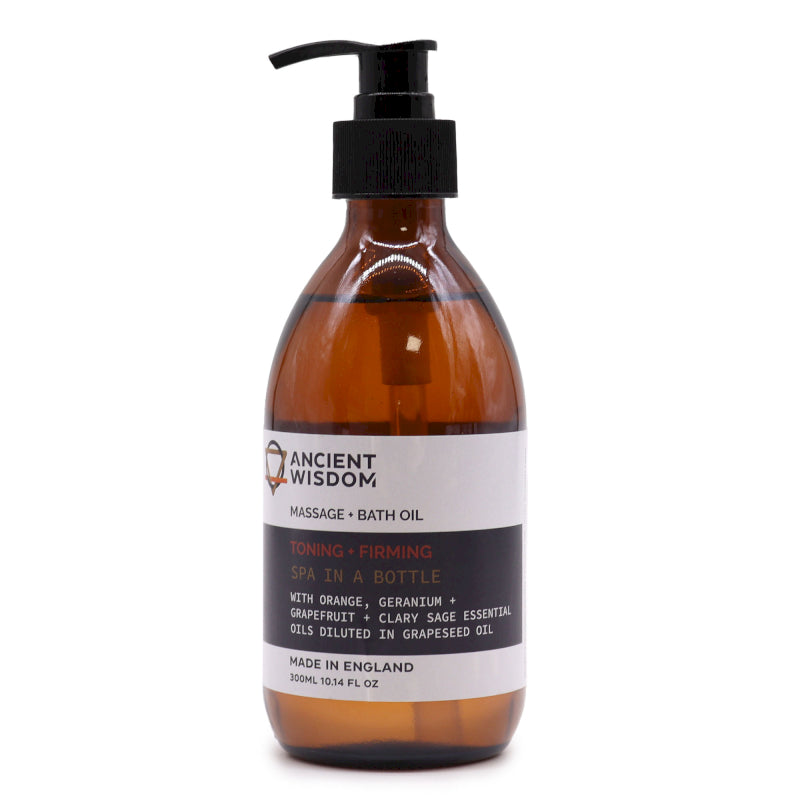 Aromatherapy Massage and Bath Oil - Toning and Firming